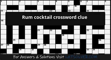 dirty cocktail crossword|Dirty cocktail crossword clue .